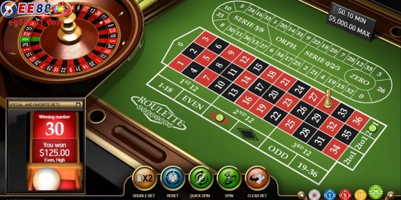 Hướng dẫn chơi Roulette tại EE88 dễ hiểu cho người mới